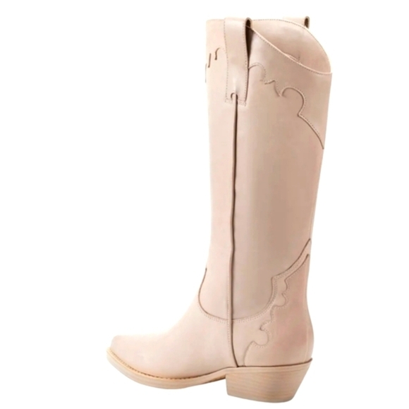 Marc Fisher Hilaria Pointed Toe Western Taupe Boot ...Size 9 - Picture 2 of 9